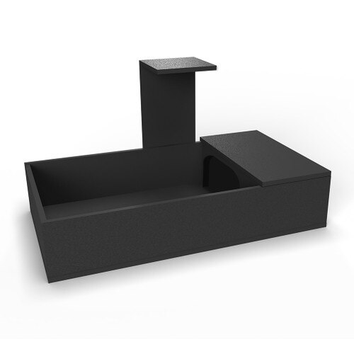 HabiStat Tortoise Table in Black